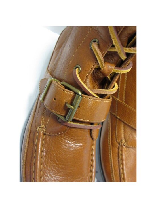 Polo Ralph Lauren Ranger Boots 11 D Leather Buckle Lace Up Combat Lug main image 10